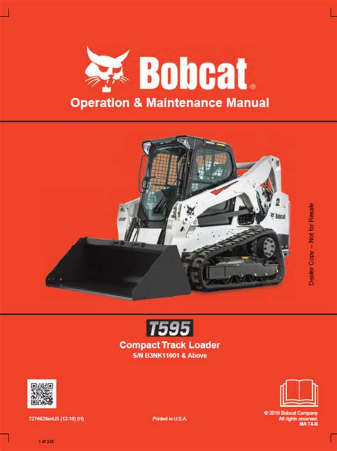 t595 hp|bobcat t595 owners manual.